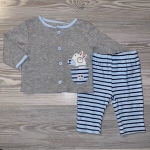 Rene Rofe Baby Boy 2 Pc Outfit Size 3–6 Months